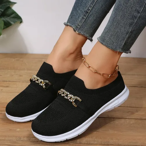 Vista 3 de DXYDSC Leisure - Sandalias deportivas de moda para mujer, con suela suave y cómoda, para correr al aire libre, con cadena