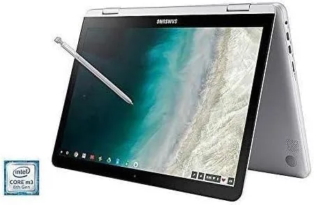 Vista 8 de Samsung - Plus Chromebook 2 en 1 con pantalla táctil de 12,2" - Intel Celeron - Memoria de 4 GB - Memoria flash eMMC de 32 GB - Stealth Silver