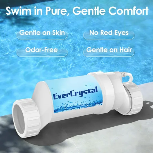 Vista 5 de Celda de sal para piscina, se adapta a células de sal Hayward T-3, célula generador de cloro para piscinas de agua salada, piscinas enterradas