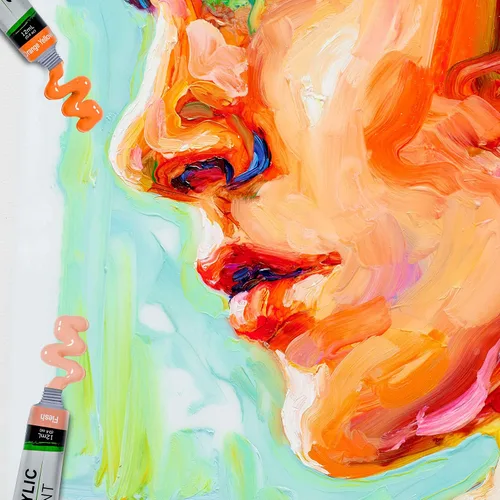 Vista 7 de U.S. Art Supply Juego de pintura acrílica profesional de 12 colores en tubos de 0.4 fl oz, pigmentos ricos en colores vivos para artistas