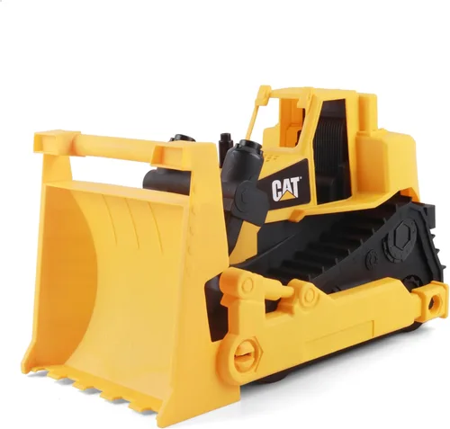Vista 5 de CAT Juguetes de construcción, Juguete de construcción Bulldozer de 15", Edades 2+, Plástico resistente, No requiere baterías, Serie Tough Rigs