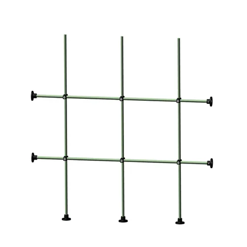 Vista 6 de Side and Bottom Lab Frame Monkey Bars Stand Kit (Aluminum, 4 Foot)