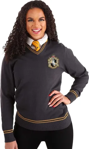 Vista 7 de Suéter de Harry Potter de uniforme Hufflepuff para adultos