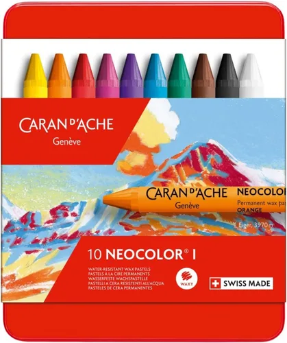 Vista 2 de Neocolor I - Pasteles de cera resistentes al agua, 30
