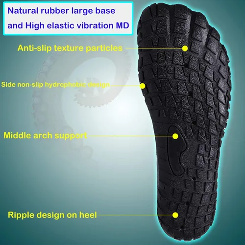 Vista 3 de Zapatos de agua para hombre y mujer, zapatos descalzos de secado rápido, deportes al aire libre para natación, piscina, playa, surf, caminar, agua