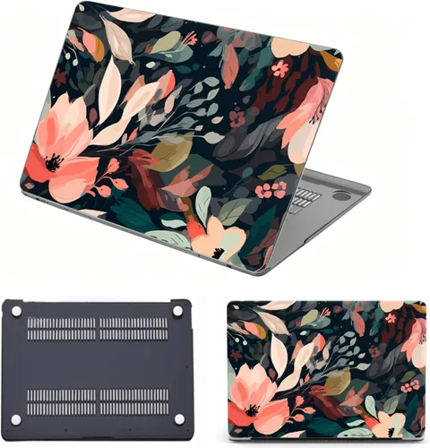 Vista 31 de Funda para laptop compatible con MacBook Air de 15 pulgadas, versión 2026-2023 M5 A3448 M4 A3241 A3114 M3 A2941 M2 Chip con pantalla de retina Mapa