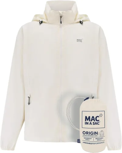 Vista 11 de Mac in a Sac Origin Women’s Packable Rain Jacket Hooded Edición Blue Camo