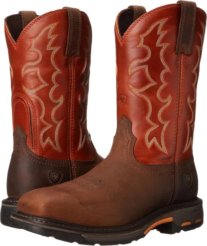 Vista 7 de Ariat Workhog - Botas de trabajo con puntera de acero para hombre