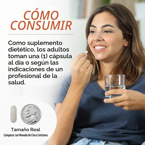 Vista 3 de Best Naturals Policosanol 10 mg 120 Cápsulas
