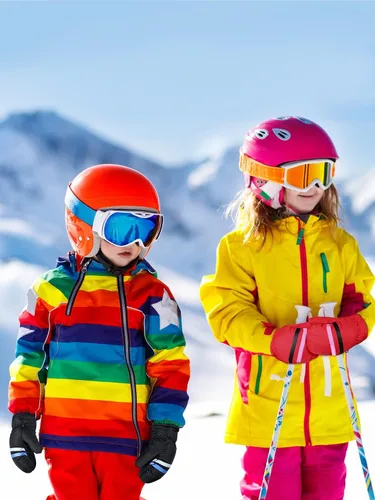 Vista 2 de SATINIOR 6 pares de guantes de nieve de invierno para niños, impermeables, cálidos, guantes de esquí unisex para clima frío