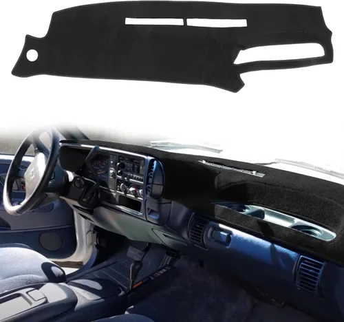 Vista 8 de Funda para Tablero Cubierta de Salpicadero Alfombrilla Ajuste Personalizado para 1995-1996 Chevy Chevrolet Silverado C1500 C2500 C3500 K1500 K2500