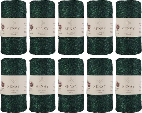 Vista 118 de Sensy Premium 2mm 229.5 metros de cuerda de poliéster 100% cordón de polipropileno Cordón de macramé 2mm Cordón para bolso de crochet Hilo