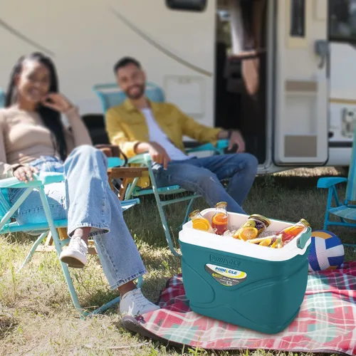 Vista 7 de Pinnacle Enfriador térmico de 20 litros – Enfriador duro portátil para campamento/picnic – Coolbox mantiene fresco durante 60 horas. con retención