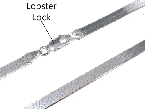 Vista 2 de Savlano Collar de cadena mágica de plata de ley 925 de 0.217 in de espiga plana para mujeres y hombres con caja de regalo, fabricado en Italia