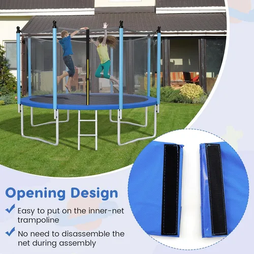 Vista 3 de Giantex Trampoline Pad, 8ft 10ft 12ft 14ft 15ft 16ft Trampoline Replacement Safety Pad, No Holes for Pole, Waterproof Trampoline Accessories Spring