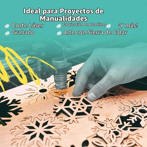Vista 3 de Artlicious Madera contrachapada de abedul báltico, paquete de 20