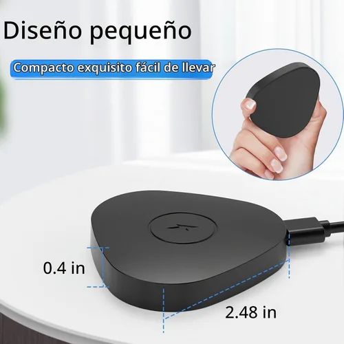 Vista 6 de Cargador inalámbrico compatible con Sonos Roam Gen 2nd/1st, base de carga magnética, base de carga para altavoz Bluetooth portátil para Sonos Roam