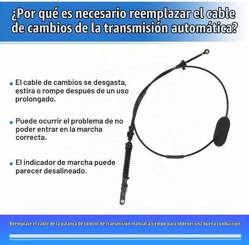 Vista 6 de X AUTOHAUX Cable de cambio de engranajes de transmisión para Chevrolet
