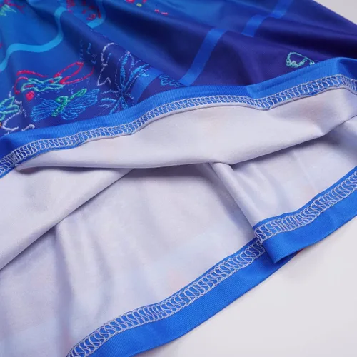 Vista 6 de AOVCLKID Disfraz de princesa para niñas disfraz de cosplay Halloween disfraces de paty con monedero