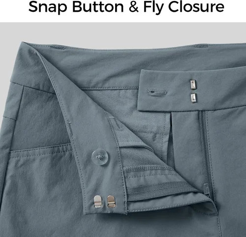Vista 40 de Willit Pantalones cortos de golf de 4.5 pulgadas para mujer, de secado rápido, casuales, con bolsillos, resistentes al agua