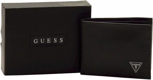 Vista 5 de GUESS Cartera de cuero para hombre