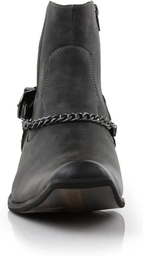 Vista 3 de Ferro Aldo Alejandro MFA606326 - Botas de vestir para hombre, de espuma viscoelástica, estilo casual, con hebilla alta y hebilla