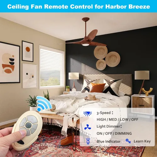 Vista 3 de Reemplazo de control remoto para ventilador de techo 35T para Harbor Breeze Reemplazar FAN-53T FAN-11T Fan-HD L3HFAN35T FAN-35T L3HFAN35T1 FAN-35T1