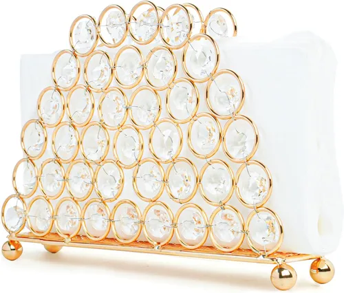 Vista 14 de Servilleteros de cristal elegantes y lujosos para servilletas de papel, cocina, comedor y encimeras, soporte para almacenamiento