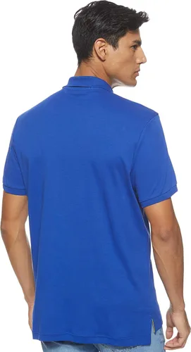 Vista 2 de U.S. Polo Assn. Camisa entretejida de color sólido para hombre