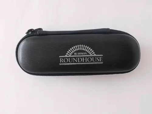 Vista 5 de Bushman Roundhouse Armónica 10 agujeros diatónico con funda acolchada con cremallera (A)