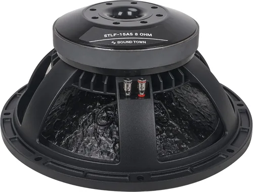 Vista 10 de Sound Town Woofer de marco de aluminio fundido de 12 pulgadas y 500 W (controlador de baja frecuencia), woofer de repuesto para altavoces PA/DJ
