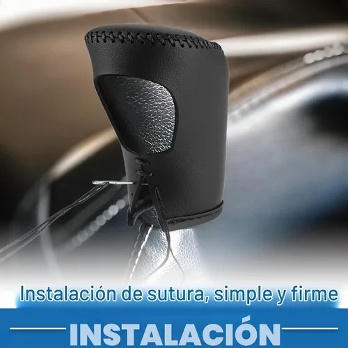 Vista 6 de Funda para palanca de cambios de coche para Mazda CX-5 17-22 Negro