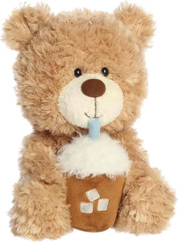 Vista 2 de Aurora Snuggly Bear Slurpy Teddy - Compañeros reconfortantes para juegos imaginativos - Perfecto para niños, adultos, cumpleaños y aniversarios