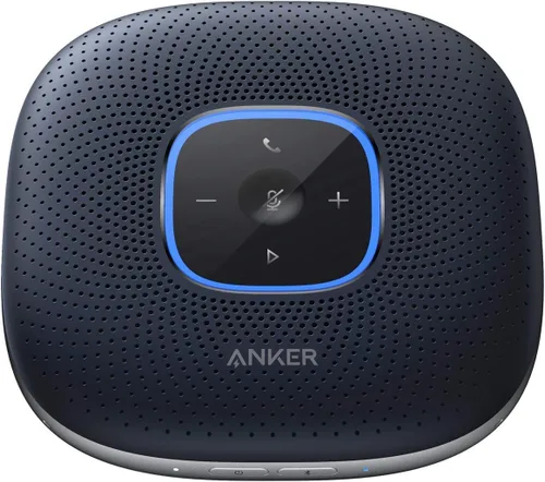Vista 7 de Anker PowerConf Speakerphone, Zoom Certified Conference Speaker with 6 Mics Negro