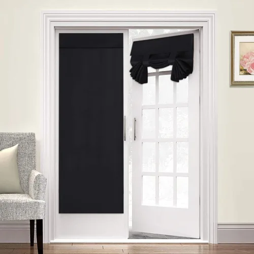 Vista 78 de Turquoize Cortinas Opacas con Aislamiento Térmico Paneles de Tratamiento de Ventanas con Bolsillo para Barra Paneles de Ventana para Ventanas