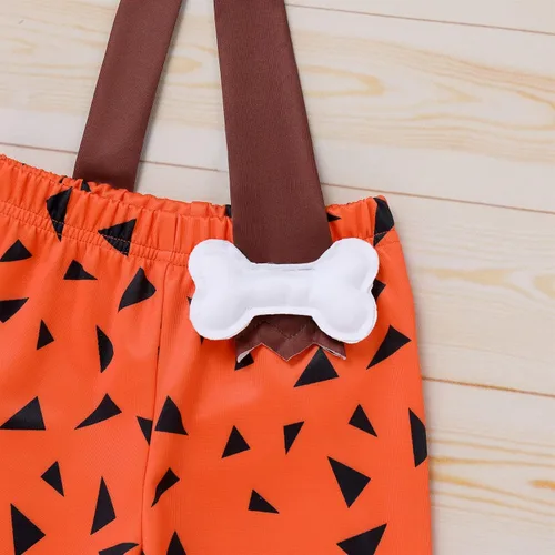 Vista 5 de Disfraz de BAMM BAMM para bebé niño y niña disfraz de Cavegirl para Halloween sesión de fotos elegante