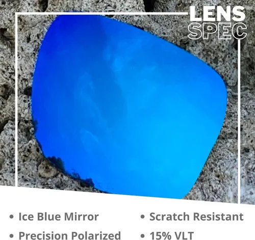 Vista 6 de Dynamix Lentes de repuesto polarizadas para Oakley Fuel Cell Fácil de instalar Ajuste perfecto Azul hielo