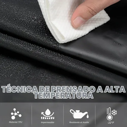 Vista 9 de ELEBOX Waterproof Apron with Long Sleeves, Safety Apron Work Uniform for Men & Women, Chemical Resistance Anti-Tear Apron Negro