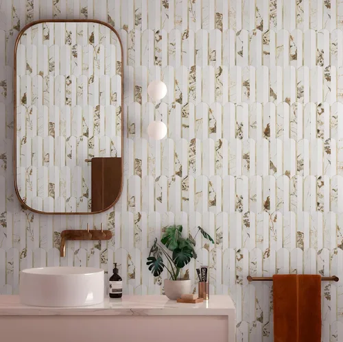 Vista 5 de Vamos Tile Azulejo autoadhesivo sin costuras para salpicaduras en la pared, 10 hojas para salpicaduras en la pared de la cocina y el baño, 12''x12