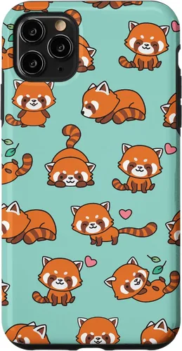 Vista 13 de Cute Funny Kawaii Womens Girls Kids Red Panda Lover Pattern Case for iPhone 17