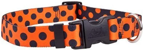 Vista 13 de Collar de diseño amarillo estándar para perro, pequeño, s, Marrón Lunares de Navidad