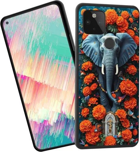Vista 13 de for Google Pixel 4 XL Case,Slim Shockproof TPU Soft Rubber Silicone Cover Phone Case for Google Pixel 4 XL,Blue Skull Headphone