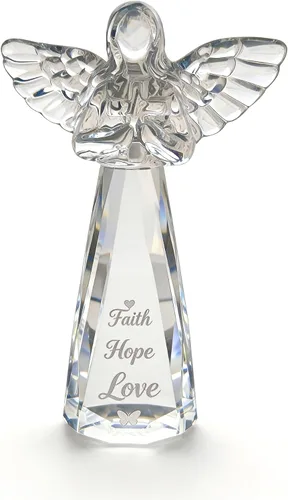 Vista 10 de Champagne Crystal Guardian Angel Christian Gifts for Women