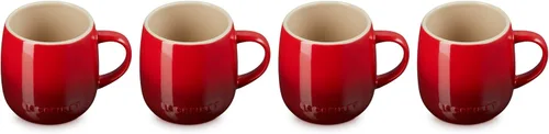 Vista 9 de Le Creuset - Juego de 4 tazas Heritage de cerámica, 13 onzas cada una, alcachofa Artichaut