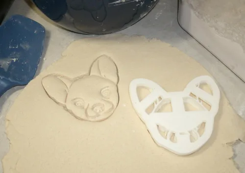 Vista 4 de Chihuahua Perro Más Pequeño Cachorro Juguete Raza México Cookie Cutter USA PR635