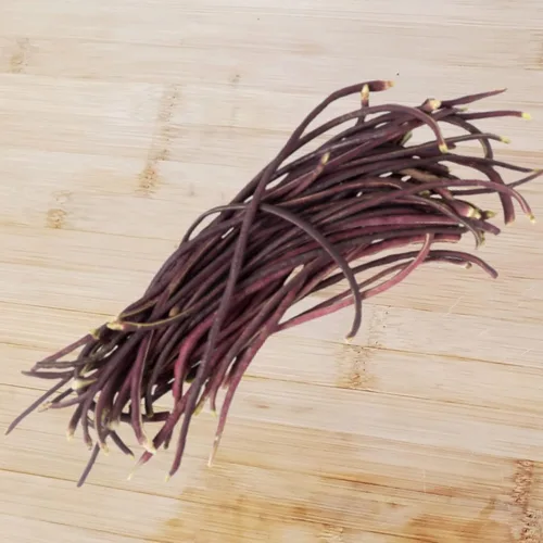 Vista 5 de Purple Yard - Semillas de frijol largo, más de 85 semillas, semillas de frijoles largos asiáticos, semillas de frijoles de espárragos, Phaseolus
