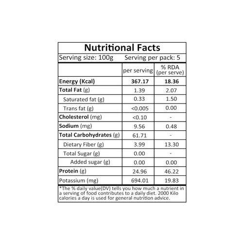 Vista 2 de Organic Tattva Urad Dal - Lentejas blancas divididas, 16.76 oz (500 g)