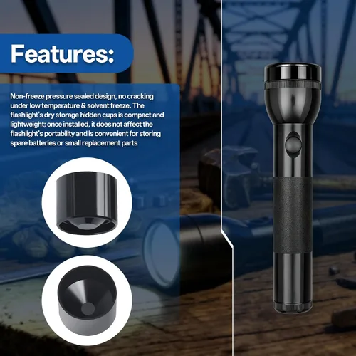 Vista 6 de 4 tapones ocultos para tazas de almacenamiento en seco, diseño