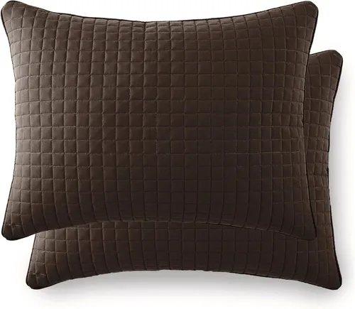 Vista 15 de Fundas Southshore Fine Linens Vilano Springs, para almohada, acolchadas, Microfibra, Pizarra, 20" x 36" 15 - Pizarra