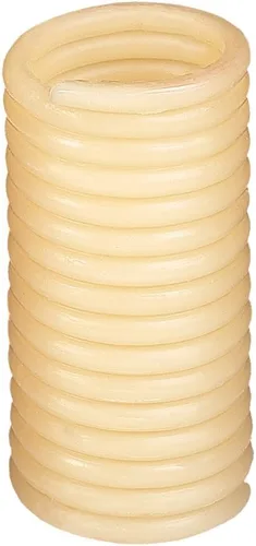 Vista 8 de Candle by the Hour Vela horizontal de 48 horas, cera de abeja natural ecológica con mecha de algodón, color amarillo (paquete de 4)
